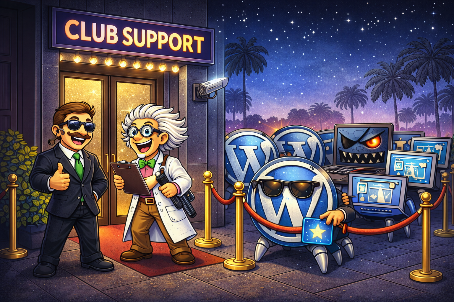 Club support bouncers